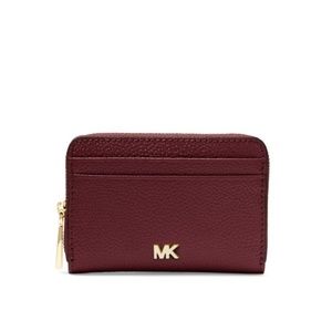 *NWT* MK Michael Kors Maroon Red Small Zip Wallet